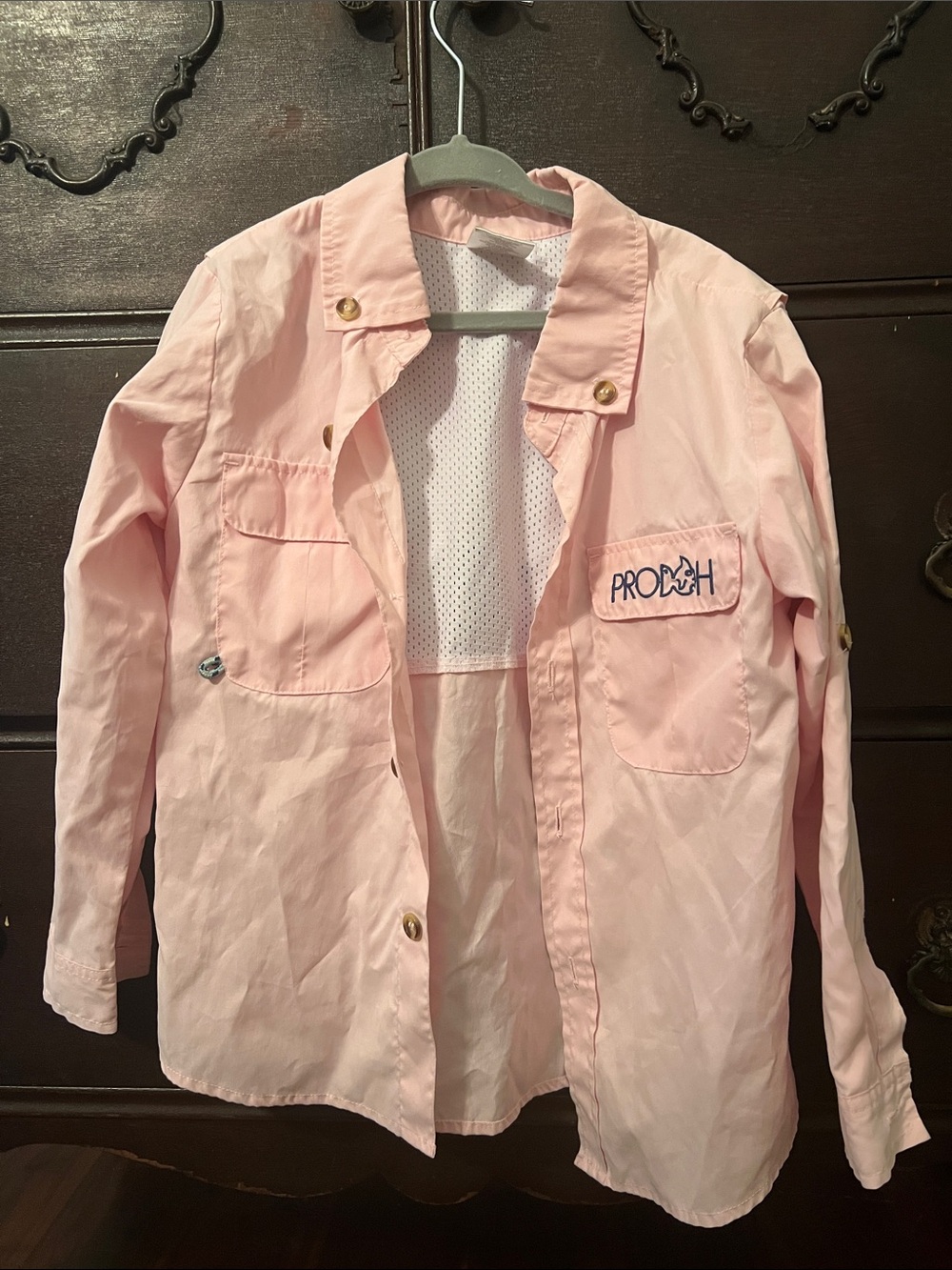 Prodoh Kids' Lightweight Pink Fishing Shirt